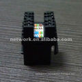 Black cat5e utp krone rj45 keystone jack